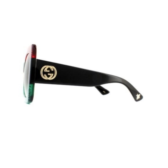 Sale Gucci Black Red and Green sunglasses - Picture 2 of 8